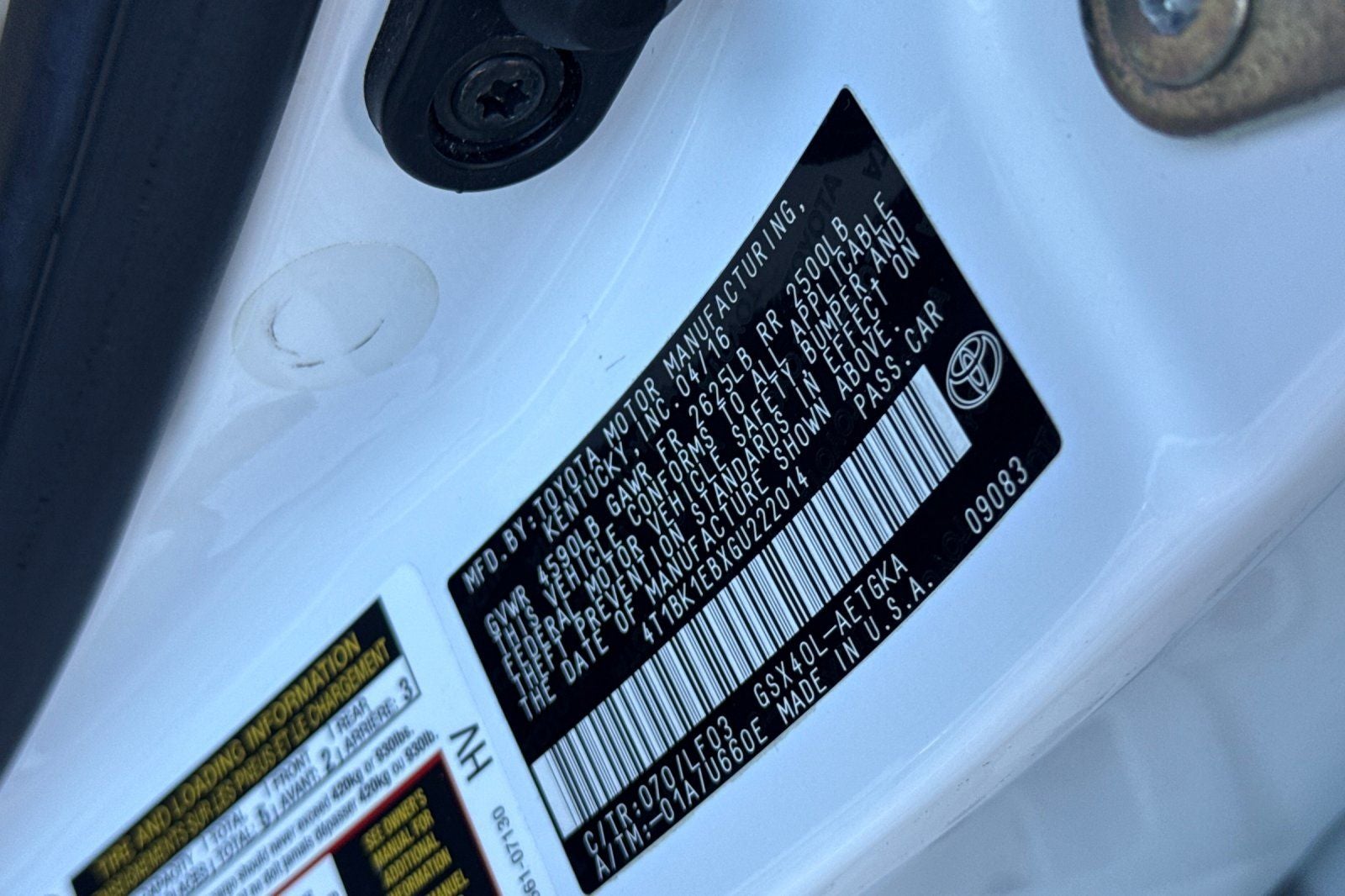 2016 Toyota Avalon XLE Plus