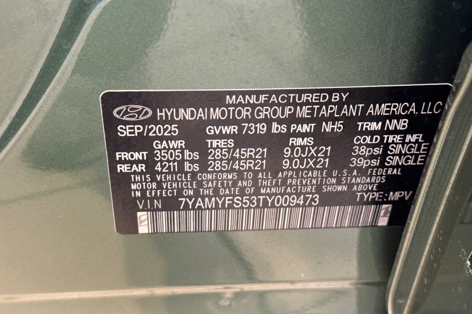 2026 Hyundai IONIQ 9 Performance Calligraphy