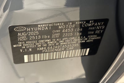 2026 Hyundai SONATA SEL Sport