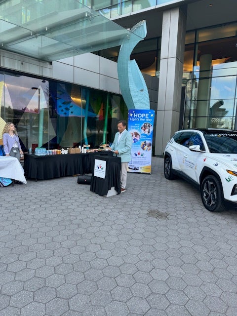 man standing at a podium