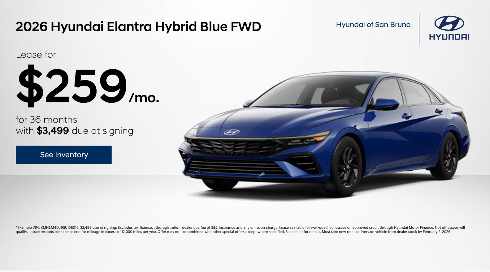 Elantra Blue FWD